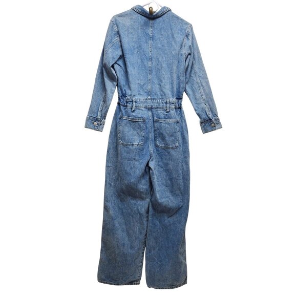 Universal Thread Womens Denim Jumpsuit Overalls Size 4/Regular - Picture 4 of 7